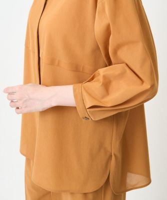 ［接触冷感／セットアップ対応］ドロップショルダーブラウス