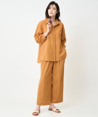 ［接触冷感／セットアップ対応］ドロップショルダーブラウス