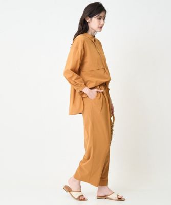 ［接触冷感／セットアップ対応］ドロップショルダーブラウス