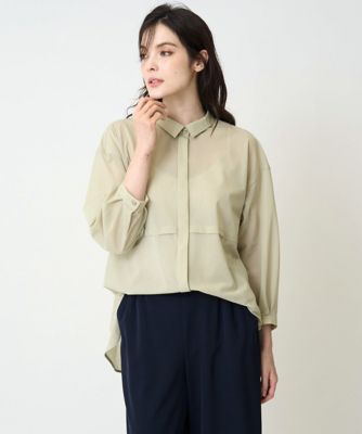 ［セットアップ対応］ドロップショルダーブラウス