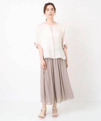 ［ドライタッチ・接触冷感・冷房対策］シアーポンチョ