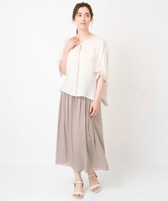 ［ドライタッチ・接触冷感・冷房対策］シアーポンチョ