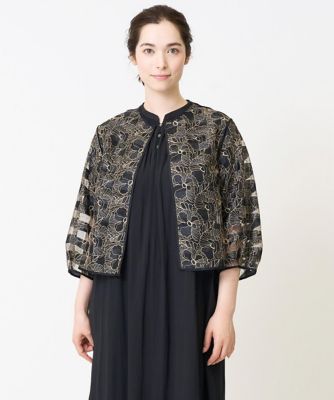 【SALE】CHRISTIAN AUJARD (Women)/クリスチャン オジャール レースエンブロイダリーブラウス ブラック94 トップス【三越伊勢丹/公式】