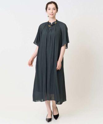 フレアスリーブワンピース