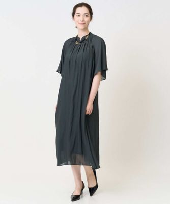 フレアスリーブワンピース
