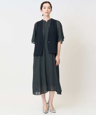 フレアスリーブワンピース
