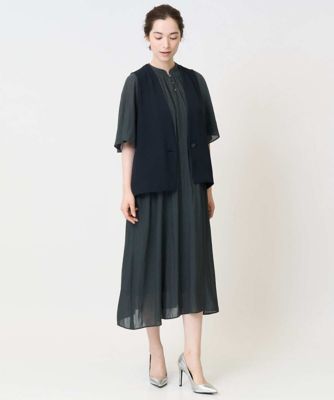 フレアスリーブワンピース
