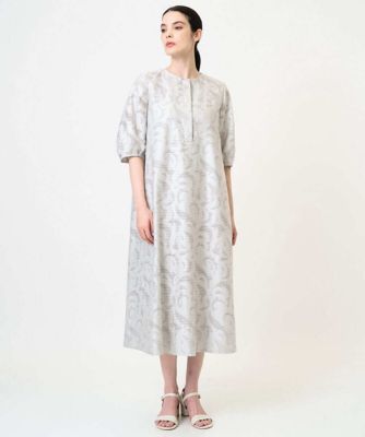 【美品】ChristianDiorジャカード ワンピース36size（M ジャカードワンピース | CHRISTIAN AUJARD (Women)/クリスチャン