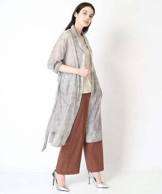 ［撥水機能・軽量・収納ポーチ付］ベルト付シャツワンピース