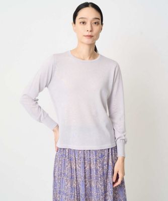 CHRISTIAN AUJARD (Women)/クリスチャン オジャール [アンサンブル対応]長袖プルオーバーニット 91ライトグレー トップス【三越伊勢丹/公式】