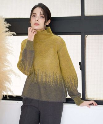 CHRISTIAN AUJARD (Women)/クリスチャン オジャール グラデーションニットプルオーバー 26マスタード トップス【三越伊勢丹/公式】