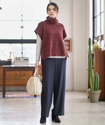 クリスチャンオジャール（christianaujard）/オフタートルニットベスト オフタートルニットベスト | CHRISTIAN AUJARD (Women)/クリスチャン