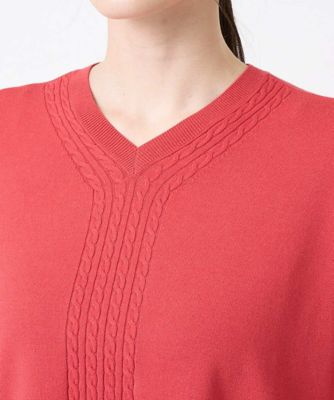 Vネックプルオーバーニット | CHRISTIAN AUJARD (Women)/クリスチャン