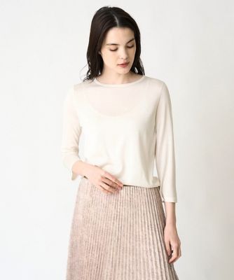 ウォッシャブルシルクニット