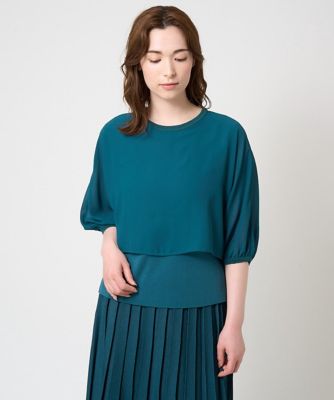 ＜CHRISTIAN AUJARD (Women)＞シフォンドッキングニット