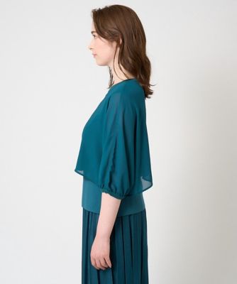 シフォンドッキングニット