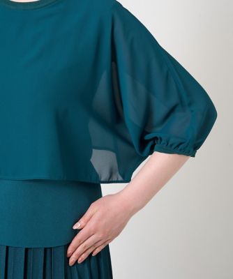 シフォンドッキングニット