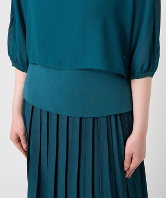 シフォンドッキングニット