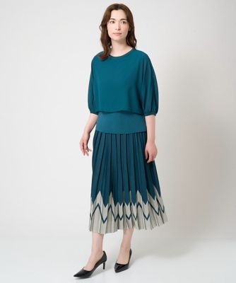 シフォンドッキングニット