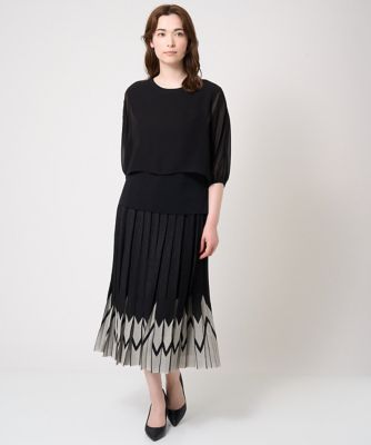 シフォンドッキングニット
