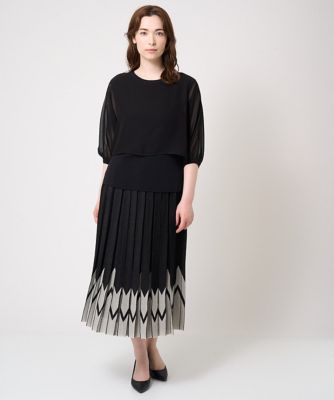 シフォンドッキングニット