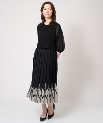 シフォンドッキングニット