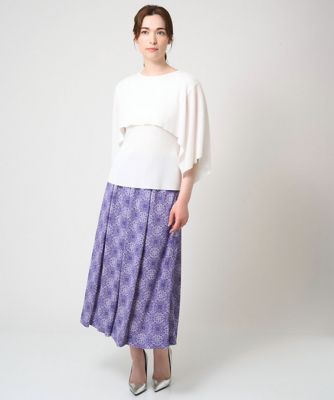 ケープ風デザインニット