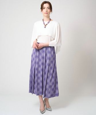 ケープ風デザインニット