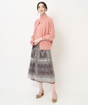 リバーシブル・セットアップ対応］クラシカルモダン更紗プリント