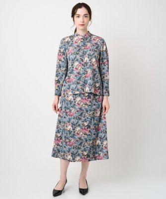 セットアップ対応］ゴブランフラワープリントスカート | CHRISTIAN