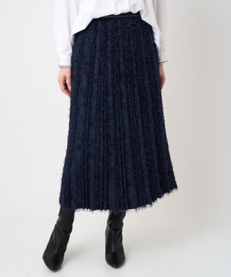 ＜CHRISTIAN AUJARD (Women)＞カットジャカードプリーツスカート