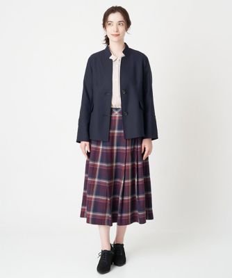 オリジナルチェックフレアースカート