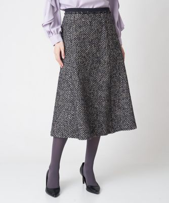 ＜CHRISTIAN AUJARD (Women)＞［セットアップ対応］ツイードＡラインスカート