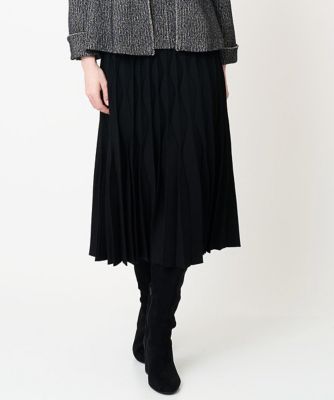 ＜CHRISTIAN AUJARD (Women)＞ウエーブニットプリーツスカート