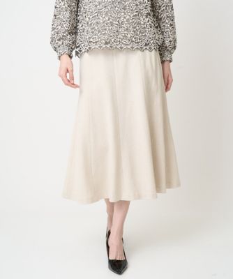 ＜CHRISTIAN AUJARD (Women)＞［セットアップ対応］ラメジャージースカート