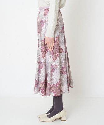 クラシカルペイズリープリントスカート