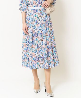 ＜CHRISTIAN AUJARD (Women)＞［セットアップ対応］フラワープリントスカート