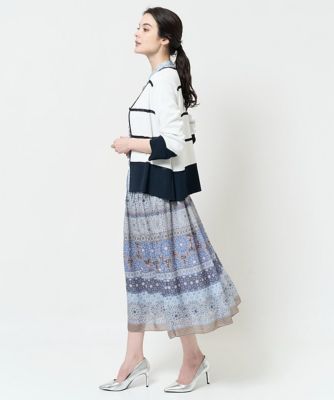 セットアップ対応］プリントフレアースカート | CHRISTIAN AUJARD