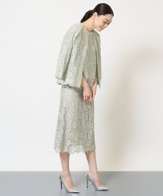 【セットアップ対応】フラワーリバーレーススカート