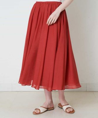 ブライトスパンボイルフレアスカート の通販 | 三越伊勢丹オンライン