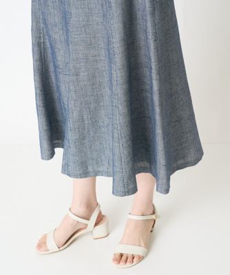 ［セットアップ対応］シャンブレーツィードスカート