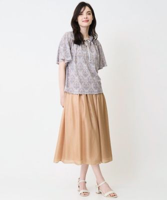 セットアップ対応］タックフレアースカート | CHRISTIAN AUJARD (Women