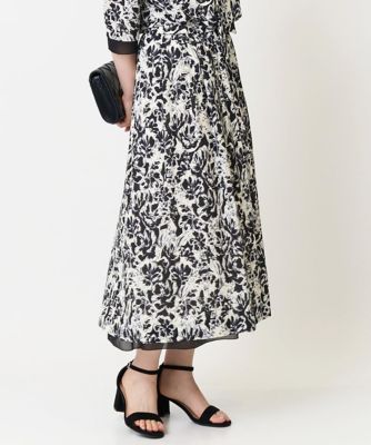＜CHRISTIAN AUJARD (Women)＞［セットアップ対応］フラワープリントスカート