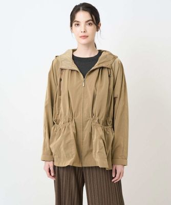 CHRISTIAN AUJARD (Women)/クリスチャン オジャール シャンブレージップアップブルゾン 83ブラウン コート・ジャケット【三越伊勢丹/公式】