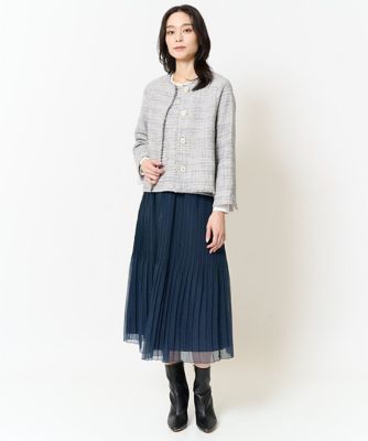 ［セットアップ対応］シャイニーツィードジャケット