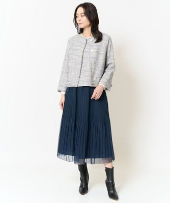 ［セットアップ対応］シャイニーツィードジャケット