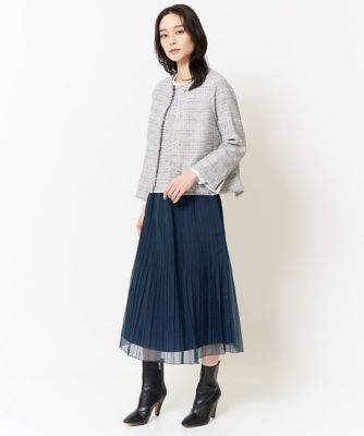 ［セットアップ対応］シャイニーツィードジャケット