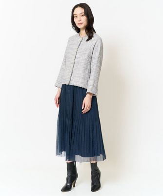 ［セットアップ対応］シャイニーツィードジャケット