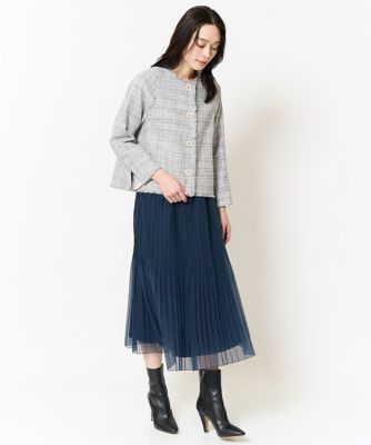 ［セットアップ対応］シャイニーツィードジャケット