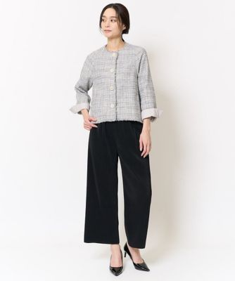 ［セットアップ対応］シャイニーツィードジャケット